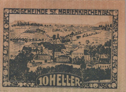 Delcampe - 10 HELLER 1920 Stadt SANKT MARIENKIRCHEN AN DER POLSENZ Oberösterreich Österreich #PE853 - Emissions Locales