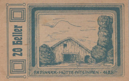 Delcampe - 20 HELLER 1920 Stadt SANKT AGATHA Oberösterreich Österreich Notgeld #PE852 - Emissions Locales