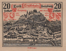 Delcampe - 20 HELLER 1920 Stadt SALZBURG Salzburg Österreich Notgeld Banknote #PE830 - Emissions Locales