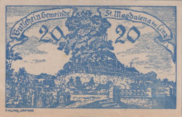 Delcampe - 20 HELLER 1920 Stadt SANKT MAGDALENA BEI LINZ Oberösterreich Österreich #PE804 - Emissions Locales