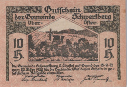 Delcampe - 10 HELLER 1920 Stadt SCHWERTBERG Oberösterreich Österreich Notgeld #PE760 - Emissions Locales