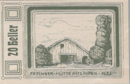 Delcampe - 20 HELLER 1920 Stadt SANKT AGATHA Oberösterreich Österreich Notgeld #PE787 - Emissions Locales