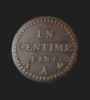Delcampe - Centime Dupré, Petit 6, (1797-1798), Paris, RRR - Sonstige & Ohne Zuordnung
