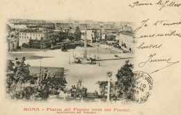 Delcampe - ROMA - Plazza Del Popolo Vista Dal Pincios - Plaatsen & Squares