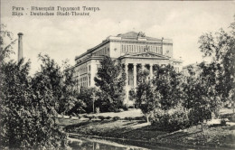 Delcampe - CPA Riga Lettland, Deutsches Stadt-Theater - Lettland