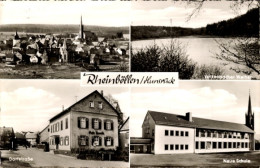 Delcampe - CPA Rheinböllen Im Hunsrück, Dorfstraße, Volkenbacher Weiher, Neue Schule - Sonstige & Ohne Zuordnung