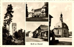 Delcampe - CPA Naurod Wiesbaden In Hessen, Gasthof, Ev. Pfarrkirche, Aussichtsturm Kellerskopf, TBC Heilstätte - Sonstige & Ohne Zuordnung