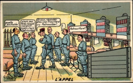 Delcampe - Artiste CPA L'Appel, Französische Soldaten - Sonstige & Ohne Zuordnung