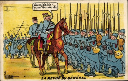 Delcampe - Artiste CPA La Revue Du General, Französische Soldaten - Sonstige & Ohne Zuordnung