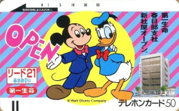 Delcampe - 1 Japan Phonecard Disney. 1 Télécarte Du Japon Disney.   "Mickey & Donald".   (NEUVE - UNUSED). - Disney