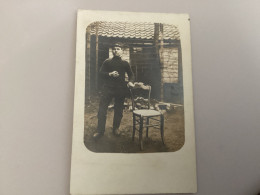 Delcampe - Carte Photo WW1 Militaire .militaria Guerre.regiment. - 1914-18