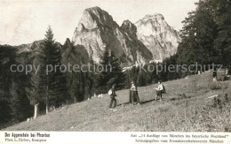 Delcampe - Pfronten Ostallgaeu Bayern Bergwandern Aggenstein Allgaeuer Alpen - Pfronten