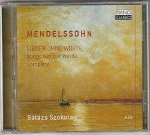Delcampe - Cd  2 CD MENDELSON Lieder Ohne Worte   :   Etat: TTB Port 130 Gr - Classical