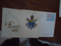 Delcampe - VATICAN  MAXIMUM CARDS  1979 MAP AND ARMS - Maximumkarten (MC)