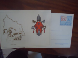 Delcampe - VATICAN  MAXIMUM CARDS  1979 MAP AND ARMS - Maximumkarten (MC)