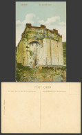 Delcampe - Gibraltar Vintage Colour UB Postcard Old Moorish Castle, Undivided Back VB Cumbo - Gibraltar