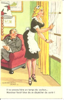 Delcampe - CPA Illustrateur Chaperon Jean Il Va Faire Un Temps De Cochon Humour - Chaperon, Jean