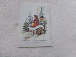 Delcampe - BELLE ILLUSTRATION  .."BONNE NOUVELLE ANNEE" ..JEUNE ENFANT DANS LA NATURE - Neujahr