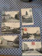 Delcampe - Lot 10 CPA Corbigny Auxerre étampes Sartrouvilles Le Havre Planchez Moulins Et Cosnes 1900 - Collezioni E Lotti