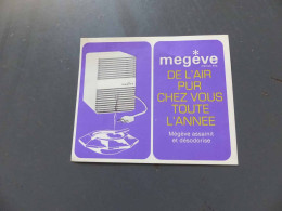 Delcampe - I-8561 , Publicité,  MEGEVE, De L'air Pur Chez Vous, Toute L'année, Assainisseur D'Air - Werbung