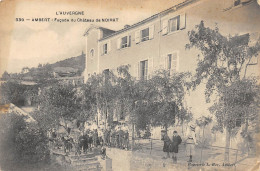 Delcampe - CPA 63 AMBERT / FACADE DU CHATEAU DE NOIRAT - Ambert