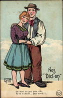 Delcampe - Artiste CPA Griff, Nos Dict On, We Like A Little To See - Trachten