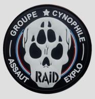 Delcampe - ECUSSON PVC COLLECTION P.N RAID GROUPE CYNOPHILE ASSAUT-EXPLO (v1)  SUR VELCROS 90MM   NEUF - Police