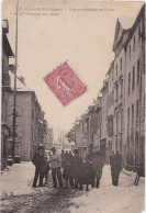 Delcampe - CANTAL : Allanche, Rue Principale En Hiver - Allanche