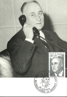 Delcampe - France 1975 Mi 1929 Max Card (MAX ZE1 FRN1929b) - Télécom
