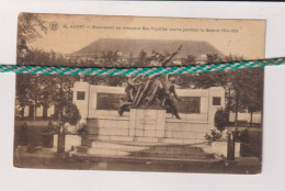 Delcampe - Aalst, Alost, Monument En Mémoire Des Pupiles Morts Pendant La Guerre 1914-18 - Aalst