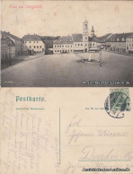 Delcampe - Ansichtskarte Königsbrück Kinspork Marktplatz Mit Ratskeller 1910 - Königsbrück