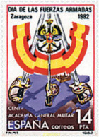 Delcampe - 85073 MNH ESPAÑA 1982 DIA DE LAS FUERZAS ARMADAS - Fechten