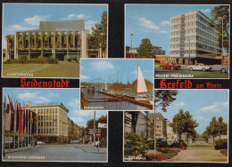 Delcampe - Deutschland Krefeld Nordrhein Westfalen Stadtansicht Theater Rheinhafen #SCT247 - Krefeld