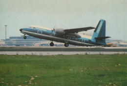 Delcampe - Nederland Amsterdam Fokker F27 Nlm Cityhopper Vliegtuig Niet Unposted #SCT174 - Amsterdam