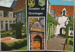 Delcampe - Nederland Groningen Historische Gasthuizen Oude Poorten Gecirculeerd #SCT181 - Groningen