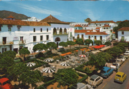 Delcampe - ESPAÑA Marbella Plaza Generalísimo Franco Arquitectura Oblitérada #SCT160 - Málaga