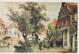 Delcampe - Nederland Enkhuizen Stadsgezicht Gracht Cornelis Springer Unposted #SCT128 - Enkhuizen