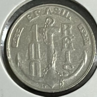 Delcampe - 1937 Brazilian 100 Reis Copper-Nickel Coin KM# 536 - Marquis Of Tamandaré -  I883 - Brésil