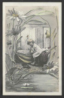Delcampe - CPA - FANTAISIE - S.I.P Paris - ENFANT DANS DÉCORS ART NOUVEAU - Cachet 1900 - Sonstige & Ohne Zuordnung