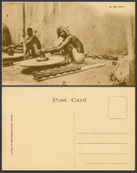 Delcampe - India Old Postcard The Potter At Work Wheel Throwing Pottery Vessels Ethnic Life - Indien