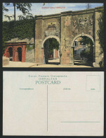 Delcampe - Gibraltar Old Colour Postcard The Southport Gates & Coat Of Arms Gate No. 52093 - Gibraltar