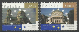 Delcampe - Poland 2010 Mi 4497-4498 Fi 4347-4348 MNH (ZE4 PLD4497-4498) - Monuments