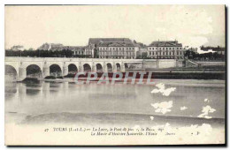 Delcampe - CPA Tours I Et L La Loire Le Pont Le Musee D'Histoire Naturelle L'Ecole - Tours