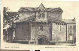 Delcampe - Poitiers - Façade Du Baptistère Saint Jean - Chiese E Cattedrali