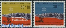 Delcampe - Liechtenstein 1960 International Year Of Refugees 2v, Mint NH, History - Various - Refugees - Int. Year Of Refugees 1960 - Neufs