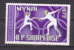 Delcampe - ALBANIE  N° 1321  * *    Jo  1972  Escrime - Fechten