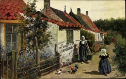 Delcampe - Artiste CPA Gerstenhauer, Johann Georg, Frau Und Mädchen In Niederländischen Trachten - Sonstige & Ohne Zuordnung