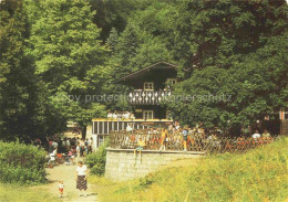 Delcampe - Wernigerode Harz HO-Gaststaette Christianental Waldgaststaette Terrasse Besucher - Wernigerode