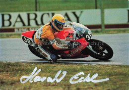 Delcampe - Motorrad Motor Bike Motocycla Harald Eckl Autogramm Wernberger - Motorräder