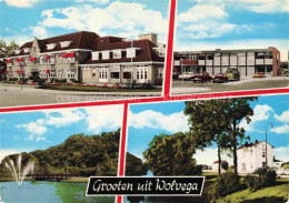 Delcampe - Wolvega Friesland NL Hotel Raiffeisen-Bank Stadtansicht Park Springbrunnen Villa - Sonstige & Ohne Zuordnung
